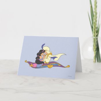 Aladdin And Jasmine On Magic Carpet Card by DisneyPrincess at Zazzle