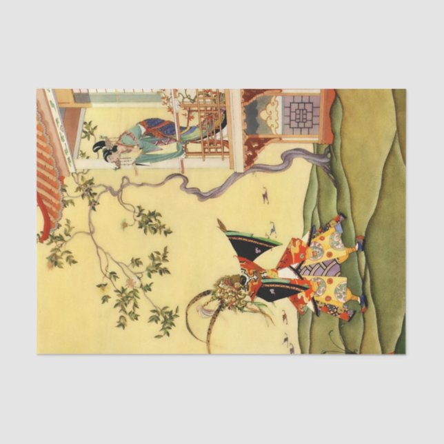 “Aladdin” by Virginia Frances Sterrett Tissue Paper (Front)
