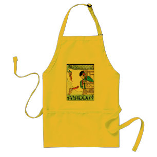 Aladdin Chinese Vintage Magic Lantern Adult Apron