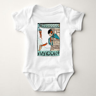 Aladdin Chinese Vintage Magic Lantern  Baby Bodysuit