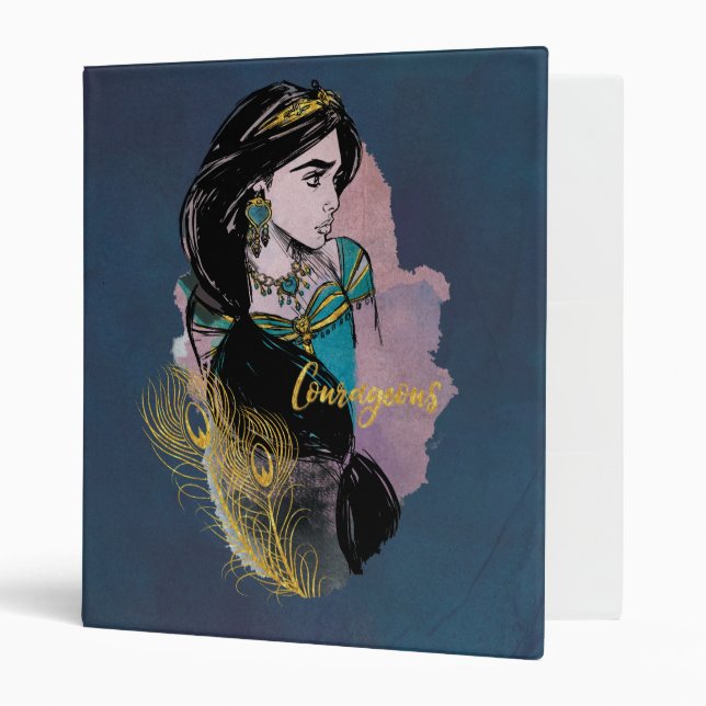 Aladdin | Courageous Jasmine 3 Ring Binder (Front/Inside)