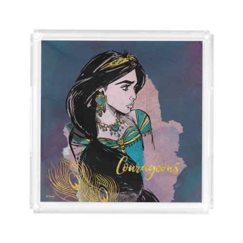 Aladdin  Courageous Jasmine Acrylic Tray