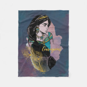 Aladdin Courageous Jasmine Fleece Blanket