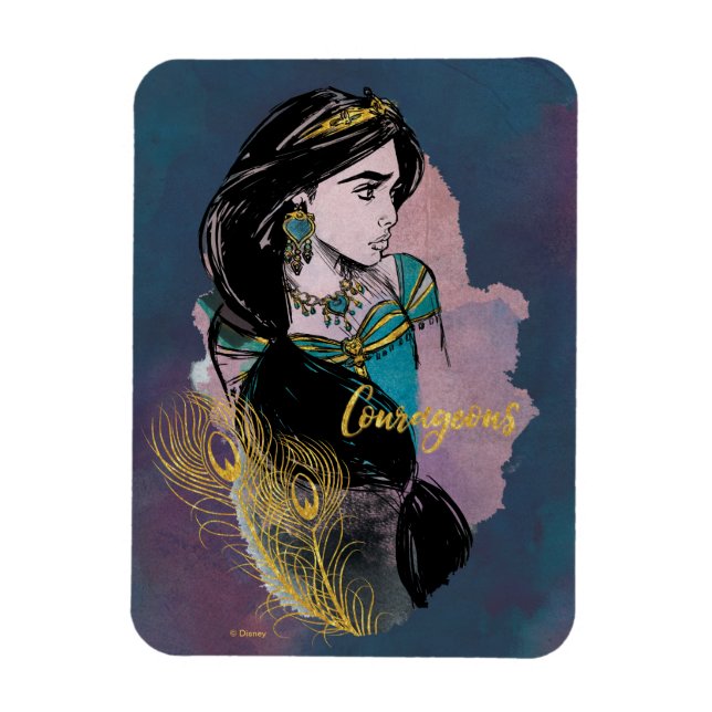 Aladdin | Courageous Jasmine Magnet (Vertical)