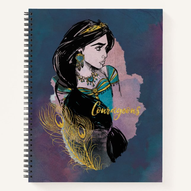 Aladdin | Courageous Jasmine Notebook (Front)