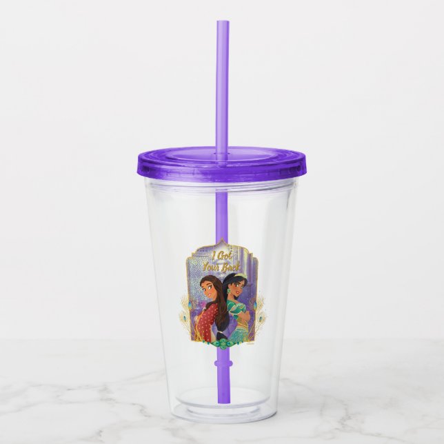 Aladdin | Dalia And Jasmine Acrylic Tumbler (Front)