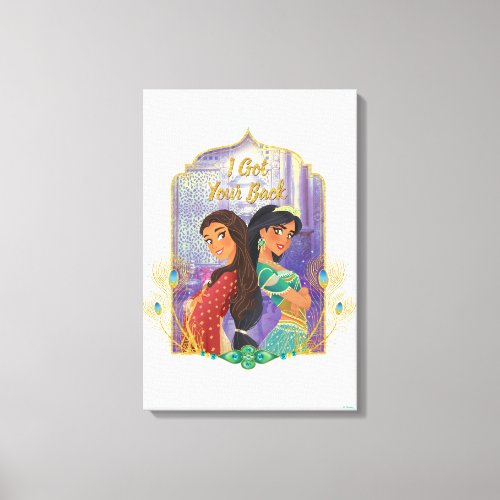 Aladdin  Dalia And Jasmine Canvas Print