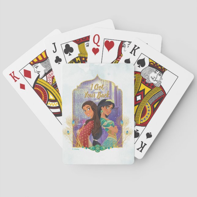 Aladdin | Dalia And Jasmine Poker Cards (Back)