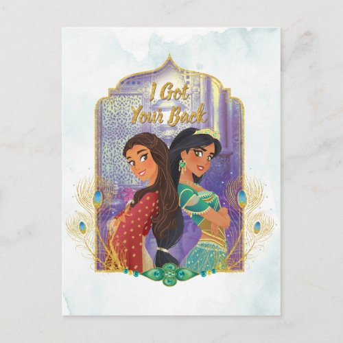 Aladdin  Dalia And Jasmine Postcard