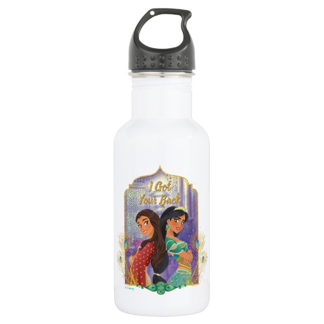 Aladdin | Dalia And Jasmine Stainless Steel Water Bottle (Front)