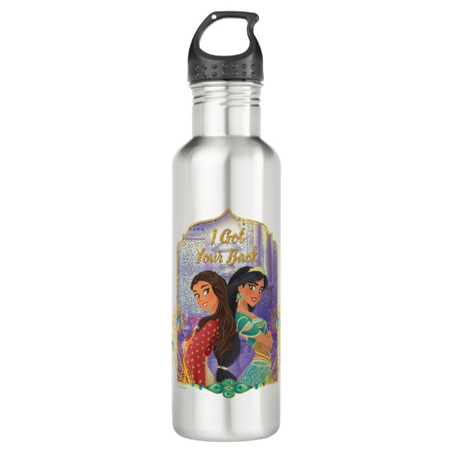 Aladdin | Dalia And Jasmine Stainless Steel Water Bottle (Front)