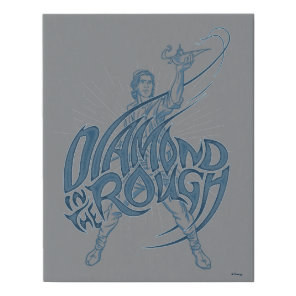 Aladdin | Diamond In The Rough Faux Canvas Print