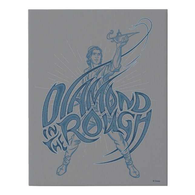 Aladdin | Diamond In The Rough Faux Canvas Print (Front)
