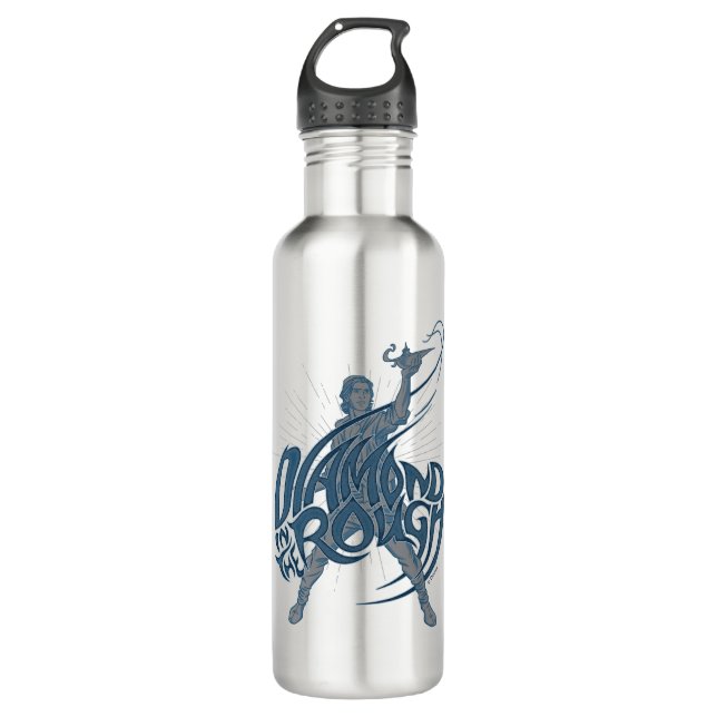 Aladdin | Diamond In The Rough Stainless Steel Water Bottle (Front)
