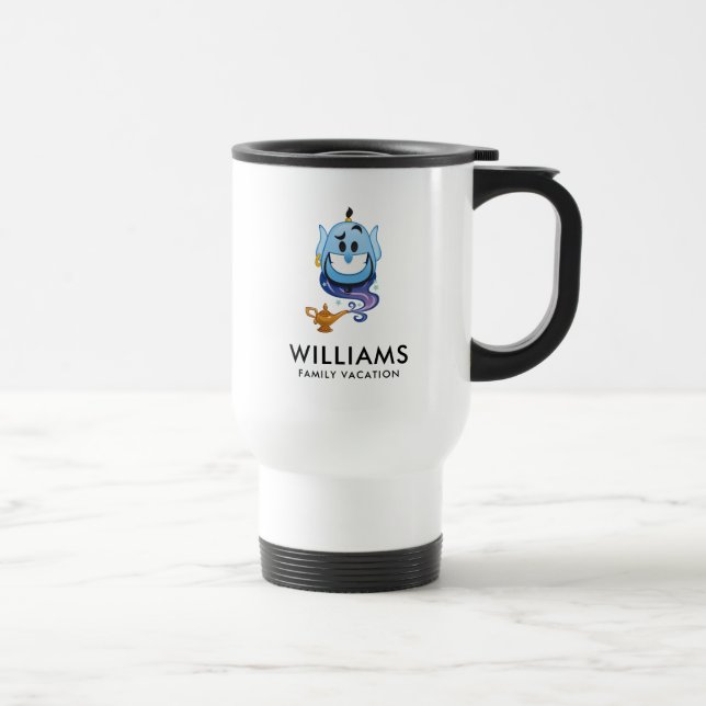 Aladdin Emoji | Genie - Family Vacation & Year Travel Mug (Right)