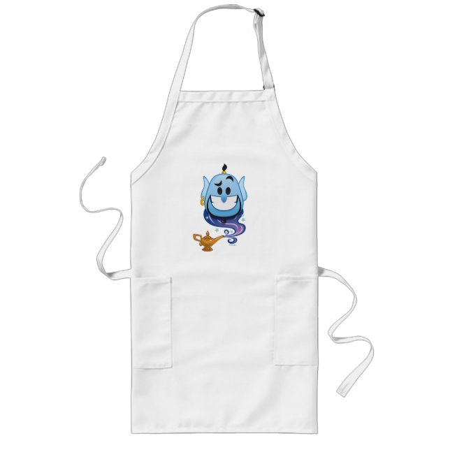 Aladdin Emoji | Genie Long Apron (Front)