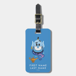 Aladdin Emoji Genie Luggage Tag