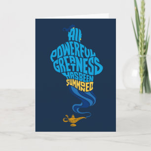 Aladdin   Genie - All Powerful Greatness Card