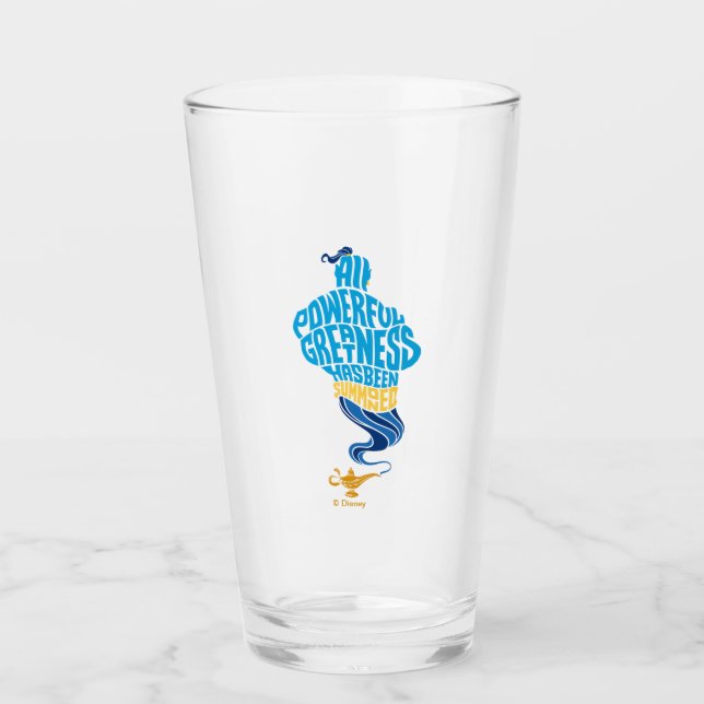 Aladdin | Genie - All Powerful Greatness Glass (Front)