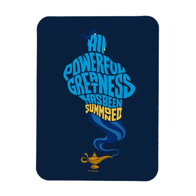 Aladdin | Genie - All Powerful Greatness Magnet (Vertical)