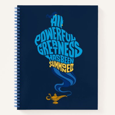Aladdin | Genie - All Powerful Greatness Notebook