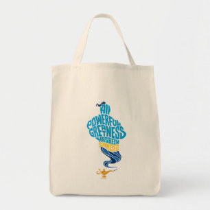 Aladdin Genie - All Powerful Greatness Tote Bag