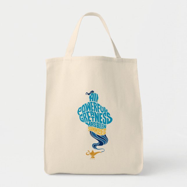 Aladdin | Genie - All Powerful Greatness Tote Bag (Front)