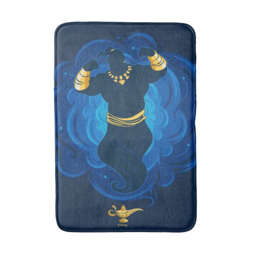 Aladdin  Genie Emerging From Lamp Bath Mat