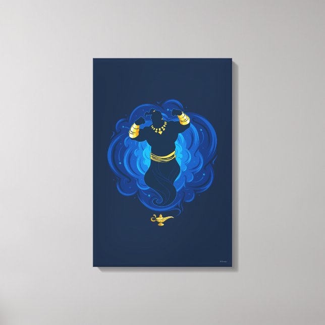 Aladdin | Genie Emerging From Lamp Canvas Print (Front)