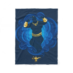 Aladdin | Genie Emerging From Lamp Fleece Blanket