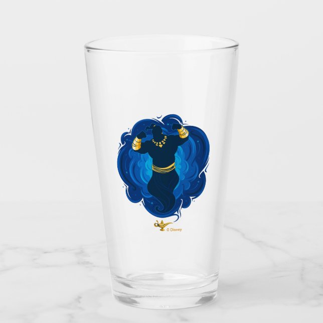 Aladdin | Genie Emerging From Lamp Glass (Front)