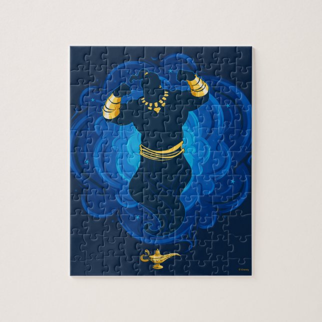 Aladdin | Genie Emerging From Lamp Jigsaw Puzzle (Vertical)