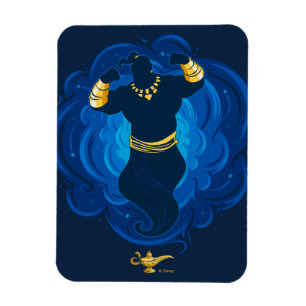 Aladdin Genie Emerging From Lamp Magnet