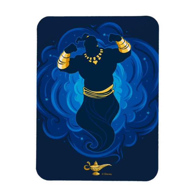Aladdin | Genie Emerging From Lamp Magnet (Vertical)