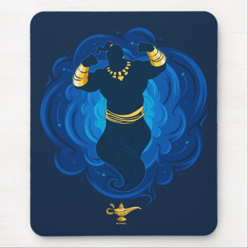 Aladdin  Genie Emerging From Lamp Mouse Pad
