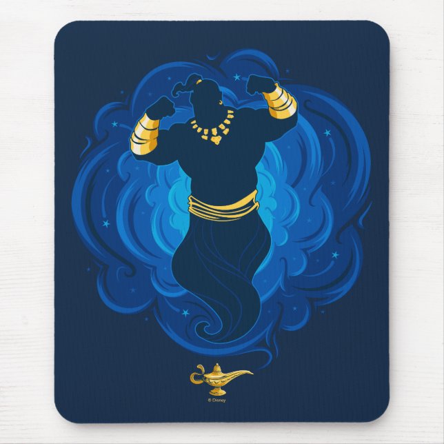 Aladdin | Genie Emerging From Lamp Mouse Pad (Front)