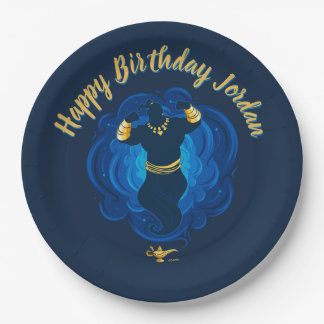 Aladdin | Genie Emerging From Lamp Paper Plates