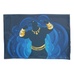 Aladdin Genie Emerging From Lamp Pillow Case