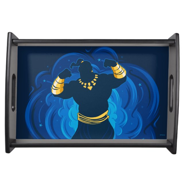 Aladdin | Genie Emerging From Lamp Serving Tray (Front)