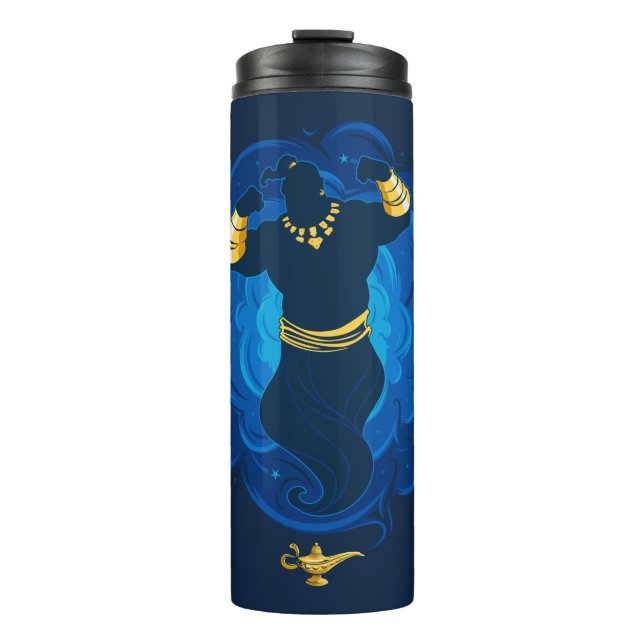 Aladdin | Genie Emerging From Lamp Thermal Tumbler (Front)