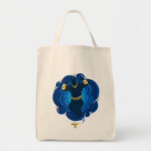 Aladdin  Genie Emerging From Lamp Tote Bag