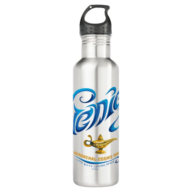 Aladdin | Genie… Itty-Bitty Living Space Stainless Steel Water Bottle (Front)
