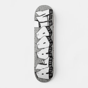 ALADDIN GRAFFITI NAME SKATEBOARD CUSTOM SKATE DECK