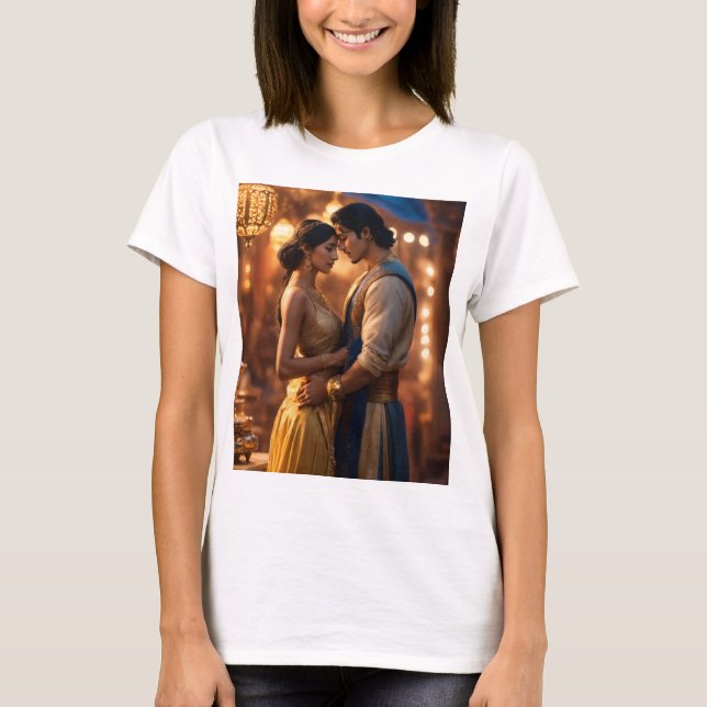 Aladdin & jasmin desigen t shurt T-Shirt (Front)