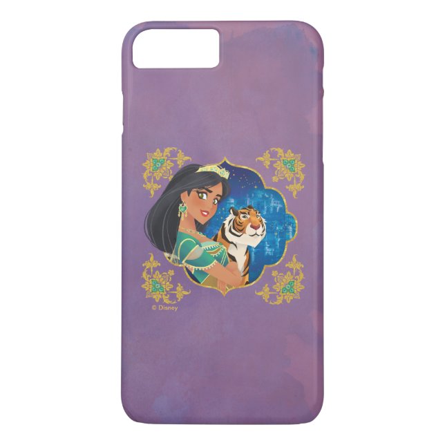 Aladdin | Jasmine And Raja Jewelled Graphic Case-Mate iPhone Case (Back)