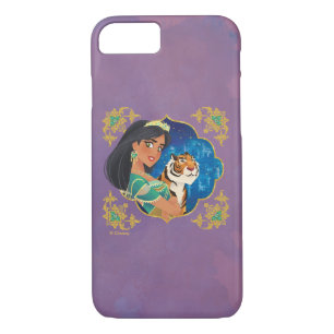 Aladdin Jasmine And Raja Jewelled Graphic iPhone 8/7 Case
