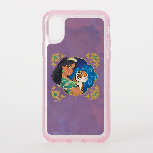 Aladdin | Jasmine And Raja Jewelled Graphic Speck iPhone XS Case (Front)
