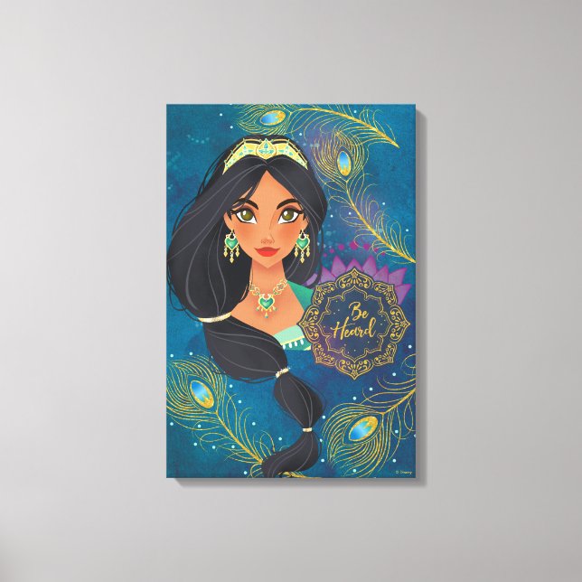 Aladdin | Jasmine "Be Heard" Canvas Print (Front)