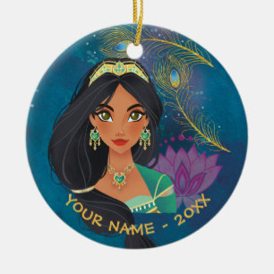 Aladdin   Jasmine "Be Heard" Ceramic Ornament