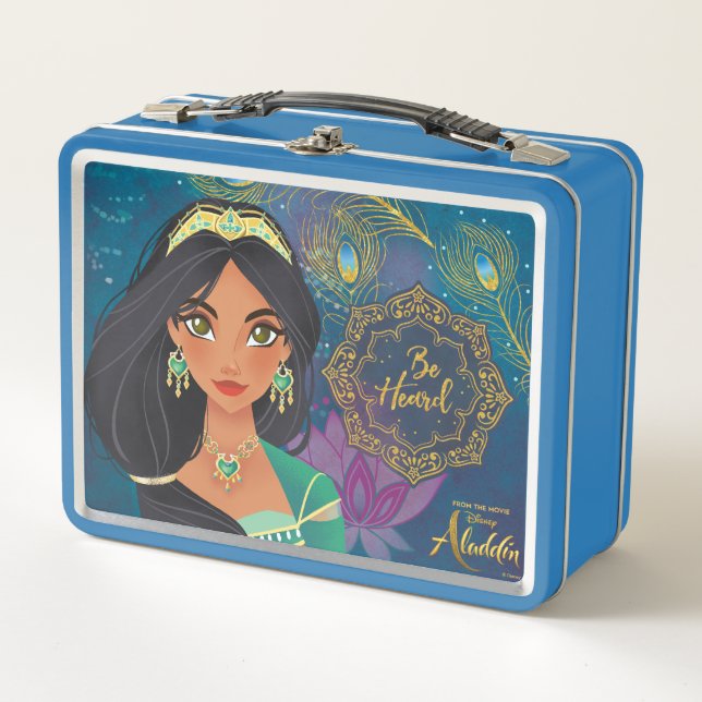 Aladdin | Jasmine "Be Heard" Metal Lunch Box (Front)
